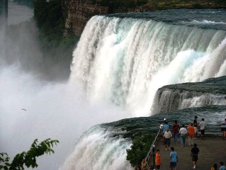 Niagara Falls, visto desde los Estados Unidos